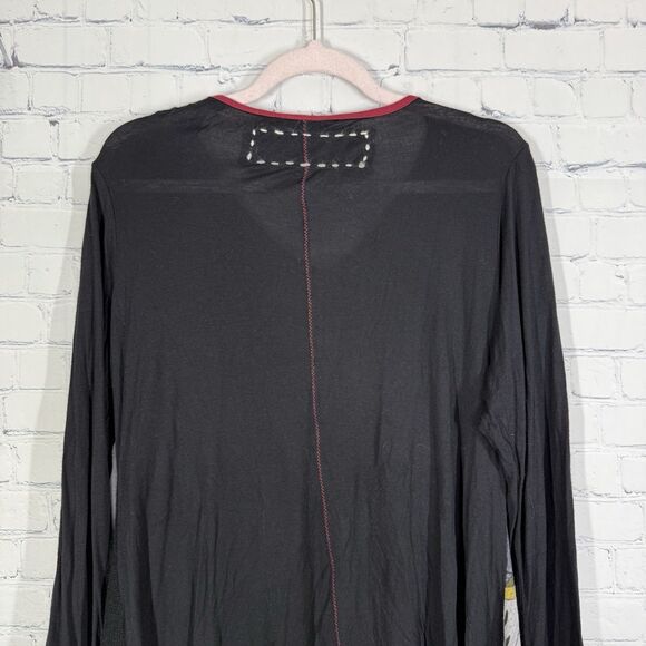 Emma G Babydoll Mini Dress Women Size XL Flowy Gothic Whimsigoth Witchy Vampire - Picture 11 of 12